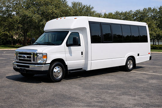 18-passenger minibus available for charter in Yuma, AZ