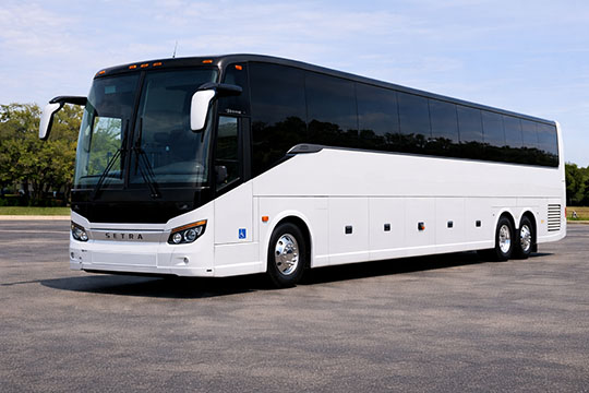 56-passenger charter bus available for charter in Yuma, AZ